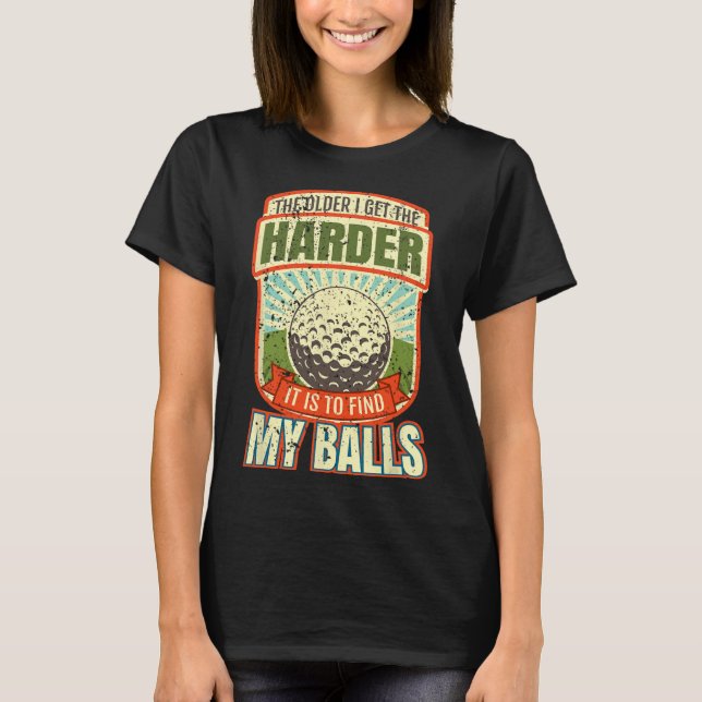 Camisas engraçadas de golfe para homens  (Frente)