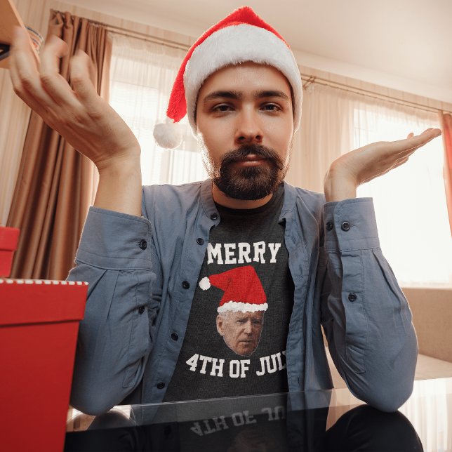 CAMISAS ENGRAÇADAS DE NATAL JOE BIDEN (Criador carregado)