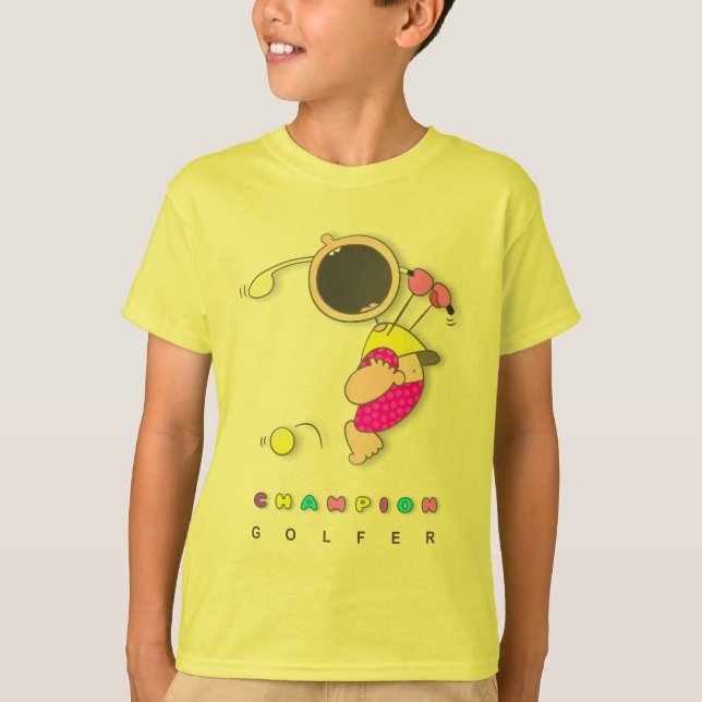 Camisas engraçadas do jogador de golfe (Frente)