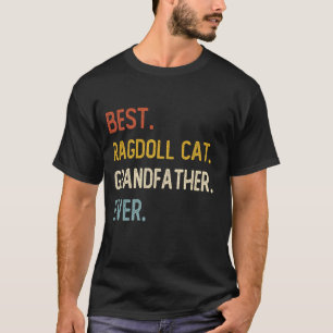 Camisas engraçadas do melhor avô gato Ragdoll de t