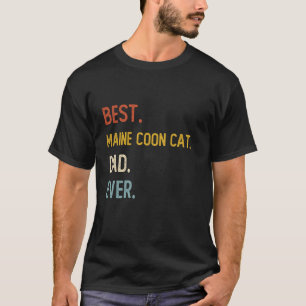 Camisas engraçadas do Papai Melhor Gato Maine Coon