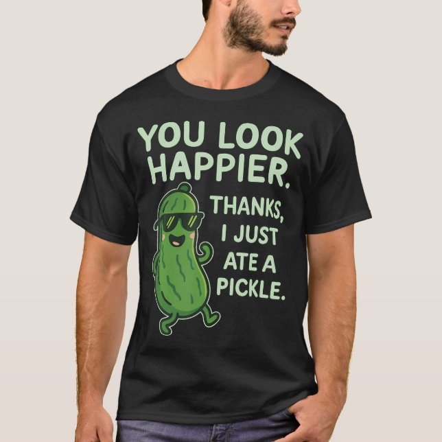 Camisas engraçadas e fofas para amantes de picles  (Frente)