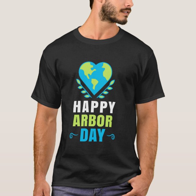 Camisas Feliz Dia Da Árvore Crise Terrestre Ambien (Frente)