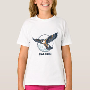 Camisas femininas de Falcão-peregrino