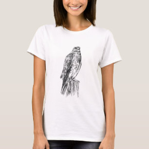 Camisas femininas de Falcão-peregrino