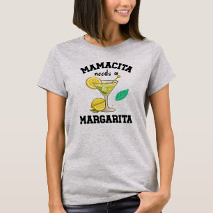 Camisas femininas Mamacita Precisa De Uma Margarit