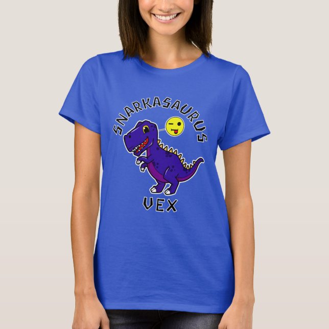 Camisas femininas Snarkosaurus (Frente)