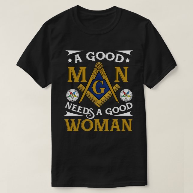 Camisas Fraternais e Masônicas - Freemasonry Roupa (Frente do Design)