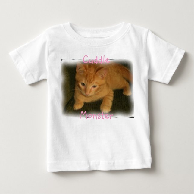 Camisas gatinhos "Monstro de Cuddle" (Frente)