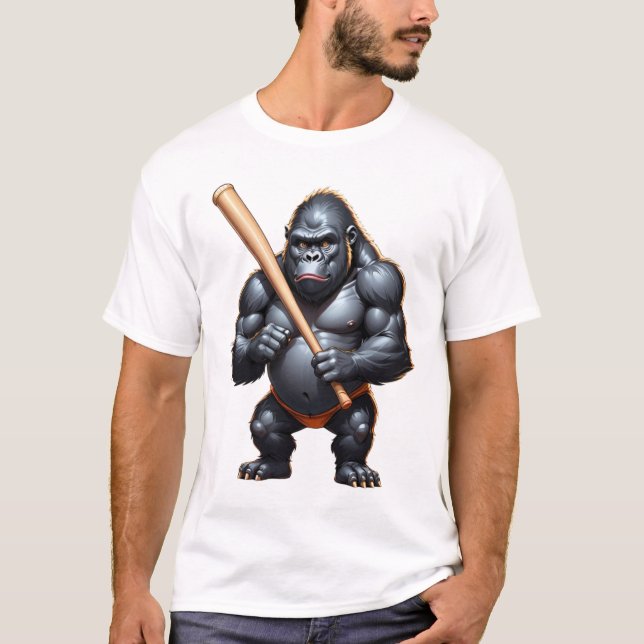 Camisas gráficas engraçadas de baseball (Frente)