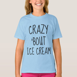 Camisas ICECREAM para Crianças e Adultos