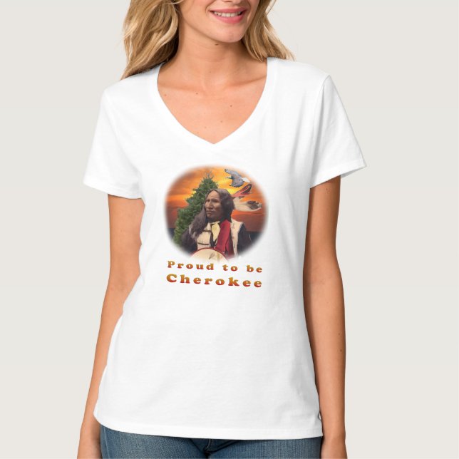 Camisas índias Cherokee (Frente)