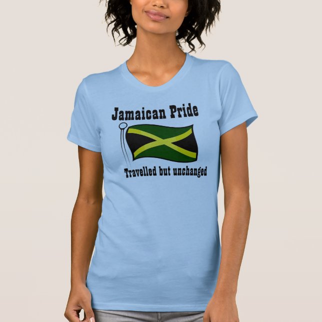 Camisas jamaicanas viajadas, mas inalteradas (Frente)