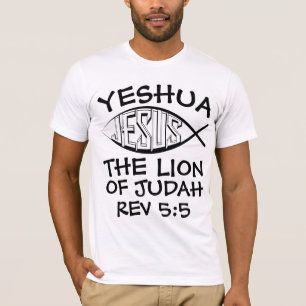 CAMISAS JESUS YESHUA LION OF JUDAH CRISTÃ