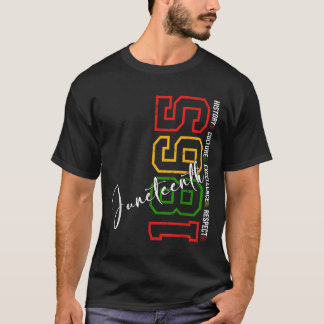 Camisas Juneteenth Mulheres Homens Afro-Americanos
