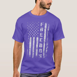 Camisas Liberdade Bandeira EUA para Mulheres Homen