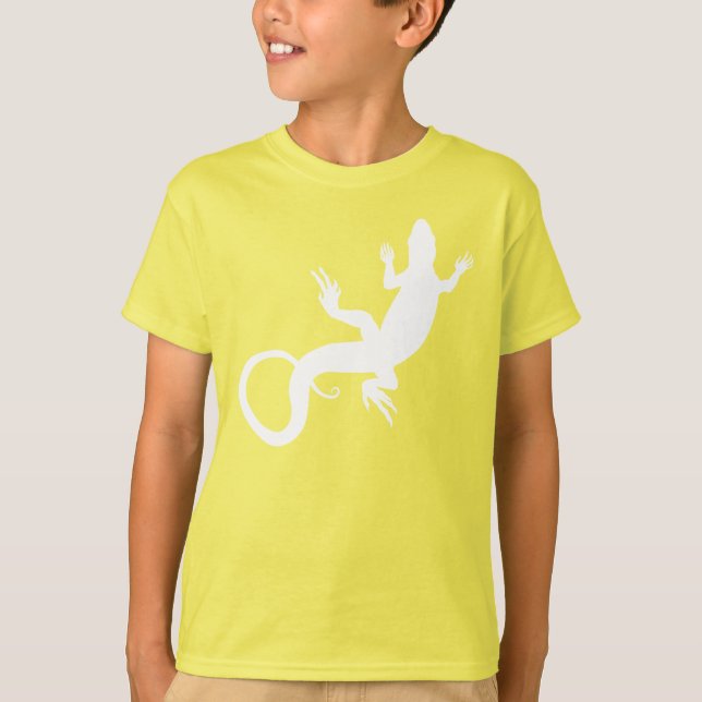 Camisas Lizard de Arte Rópteis (Frente)