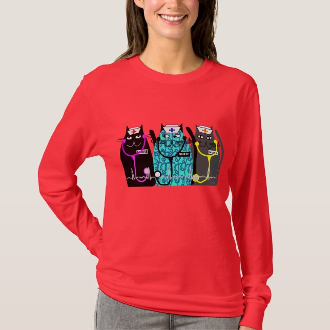 Camisas lunáticas "enfermeiras maliciosas " da (Frente)