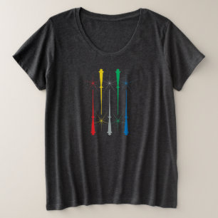 Camisas mágicas e T-Shirt feminino