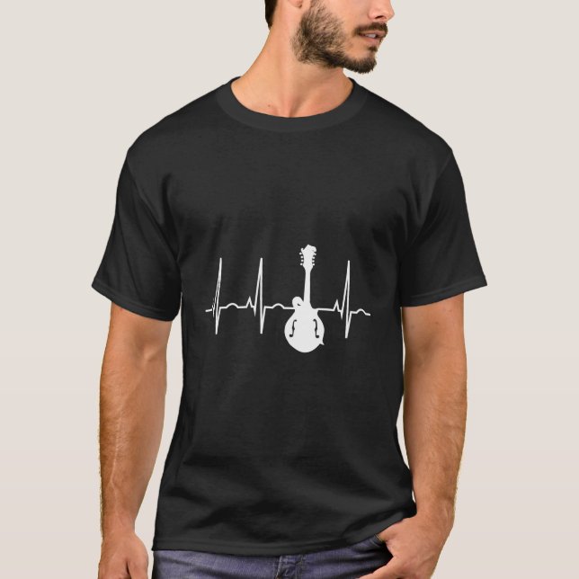 Camisas Mandolin Para Homens Mulheres Bluegrass Ou (Frente)