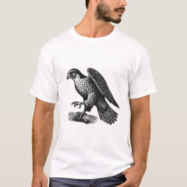 Camisas masculinas de falcão-peregrino