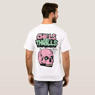 Camisas masculinas impressas Chills and Thrills