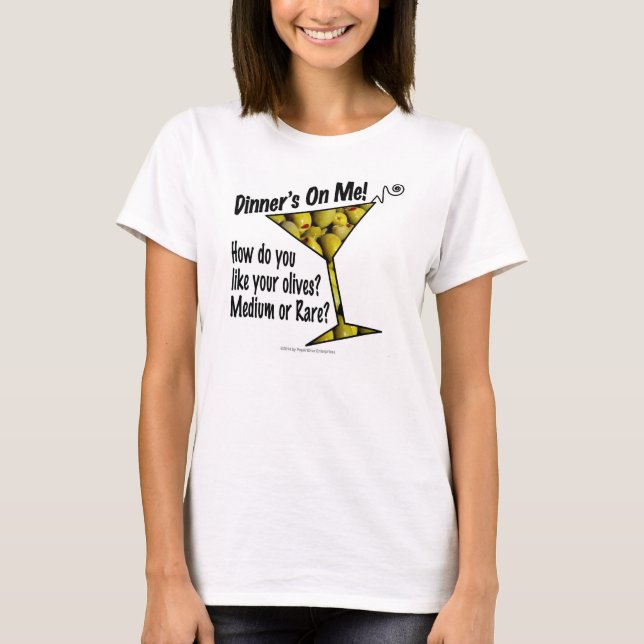 CAMISAS, MOLETONS, TOPS Jantar! Azeitonas? (Frente)
