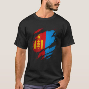 Camisas Mongoólicas Orgulhosas Arrancadas Arruinad