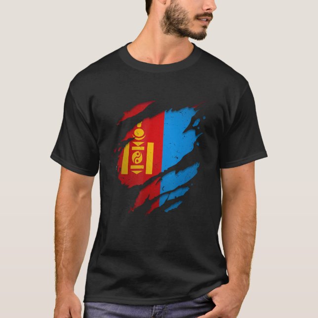 Camisas Mongoólicas Orgulhosas Arrancadas Arruinad (Frente)