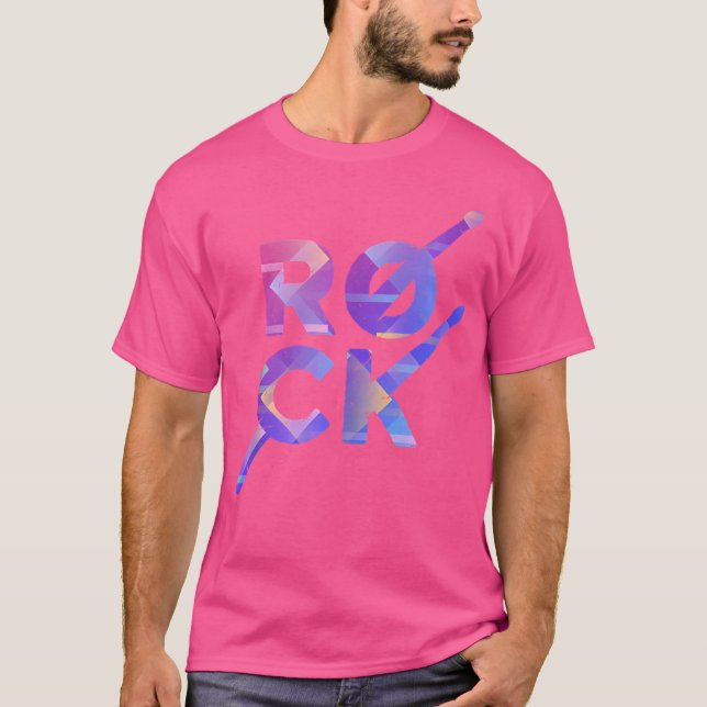 Camisas Músicas - Drummer de Rock Pesado (Frente)