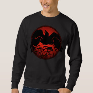 Camisas nativas da arte do corvo unisex da