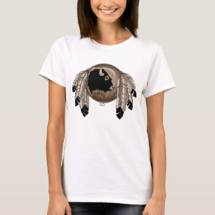 Camisas nativas da arte dos animais selvagens das