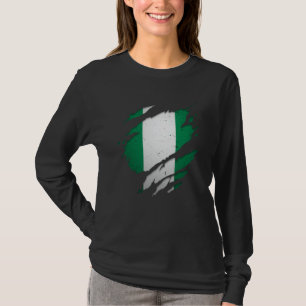 Camisas Nigerianas Orgulhosas Arrancadas Arremessa