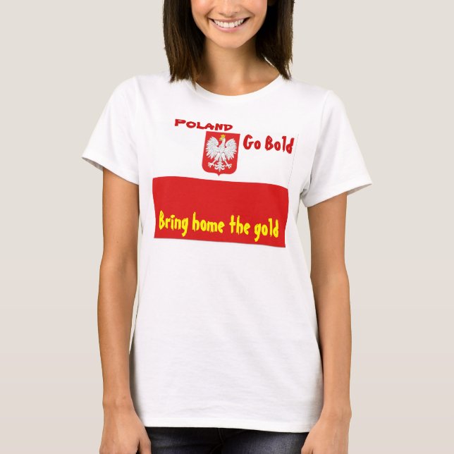 Camisas Olimpíadas da Polônia (Frente)