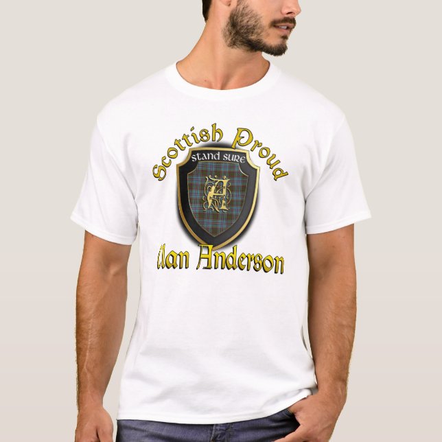 Camisas Orgulhosas do Clã Anderson Escocês (Frente)