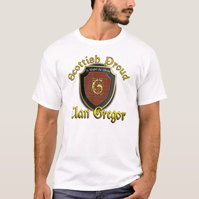 Camisas Orgulhosas do Clã Gregor Escocês (Frente)