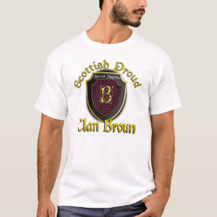 Camisas orgulhosas escocesas de Broun do clã
