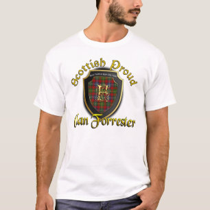 Camisas orgulhosas escocesas de Forrester do clã