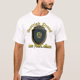 Camisas orgulhosas escocesas de MacCallum do clã