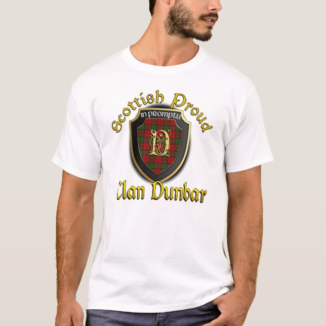 Camisas Orgulhosas Escocesas do Clã Dunbar (Frente)