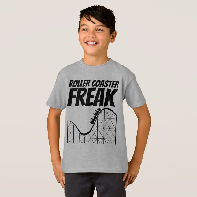 CAMISAS PARA ADORADORES DE MONTANHA-RUSSA (Frente Completa)