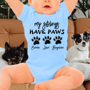 Camisas para crianças com cachorro irmão