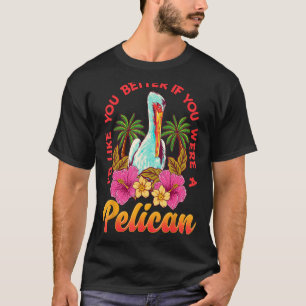 Camisas Pelicanas Engraçadas para Mulheres Meninas