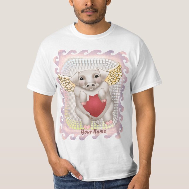 Camisas personalizadas de amor voador (Frente)