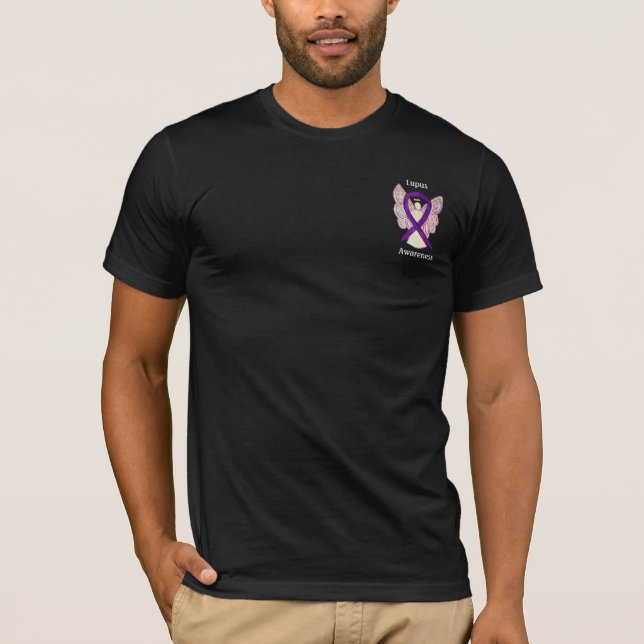 Camisas personalizadas de anjo da fita de sensibil (Frente)