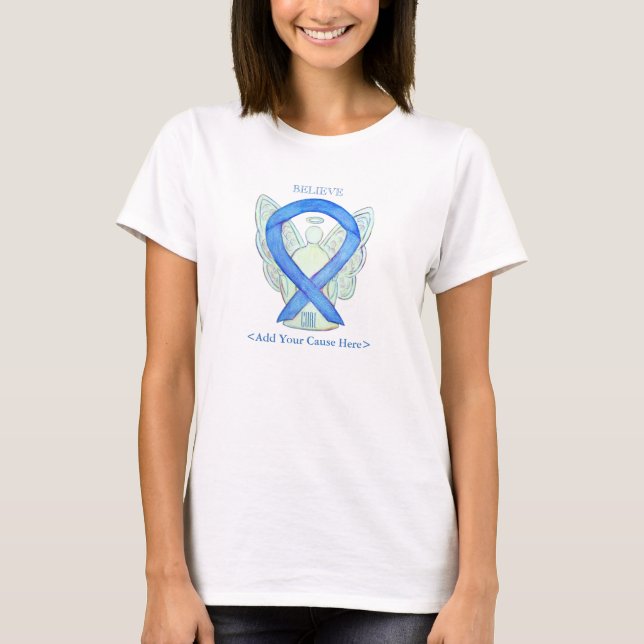 Camisas personalizadas do Angel Friso de Consciênc (Frente)