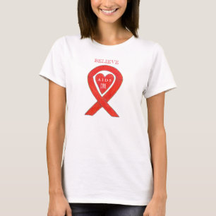 Camisas Personalizadas do Coração da Fita de Sen