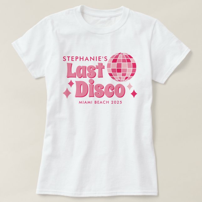 Camisas Personalizáveis com Tema de Disco de Solte (Frente do Design)