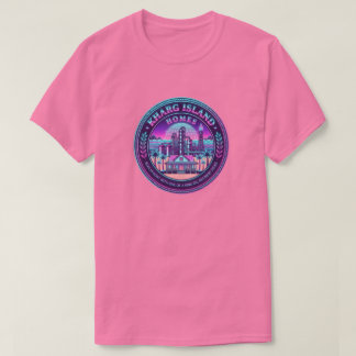 Camisas Pink Vaporwave de Kharg Island Homes Irã