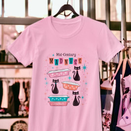 Camisas Pretas Do Século De Médio Retro Camisa De